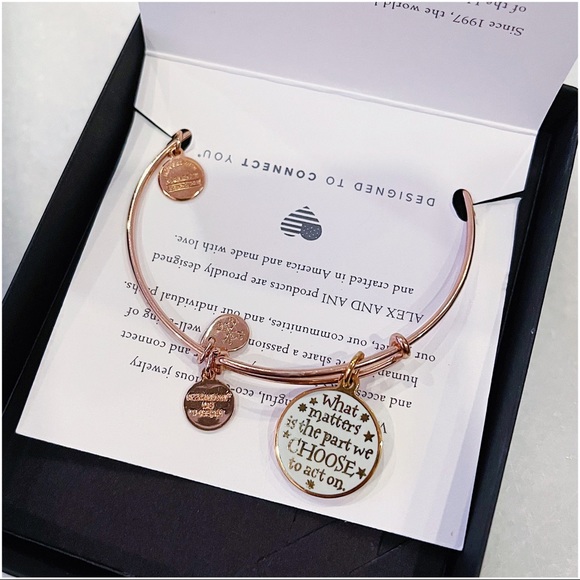 *FIRM* ALEX AND ANI HARRY POTTER LIGHT & DARK INSIDE OF US BANGLE - NEW/NO TAGS - Picture 6 of 6